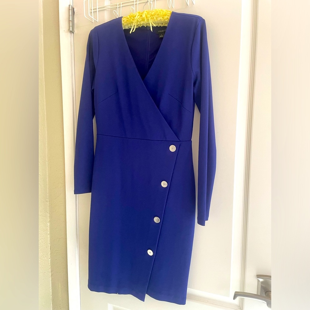 Ann Taylor factory blue dress size 0